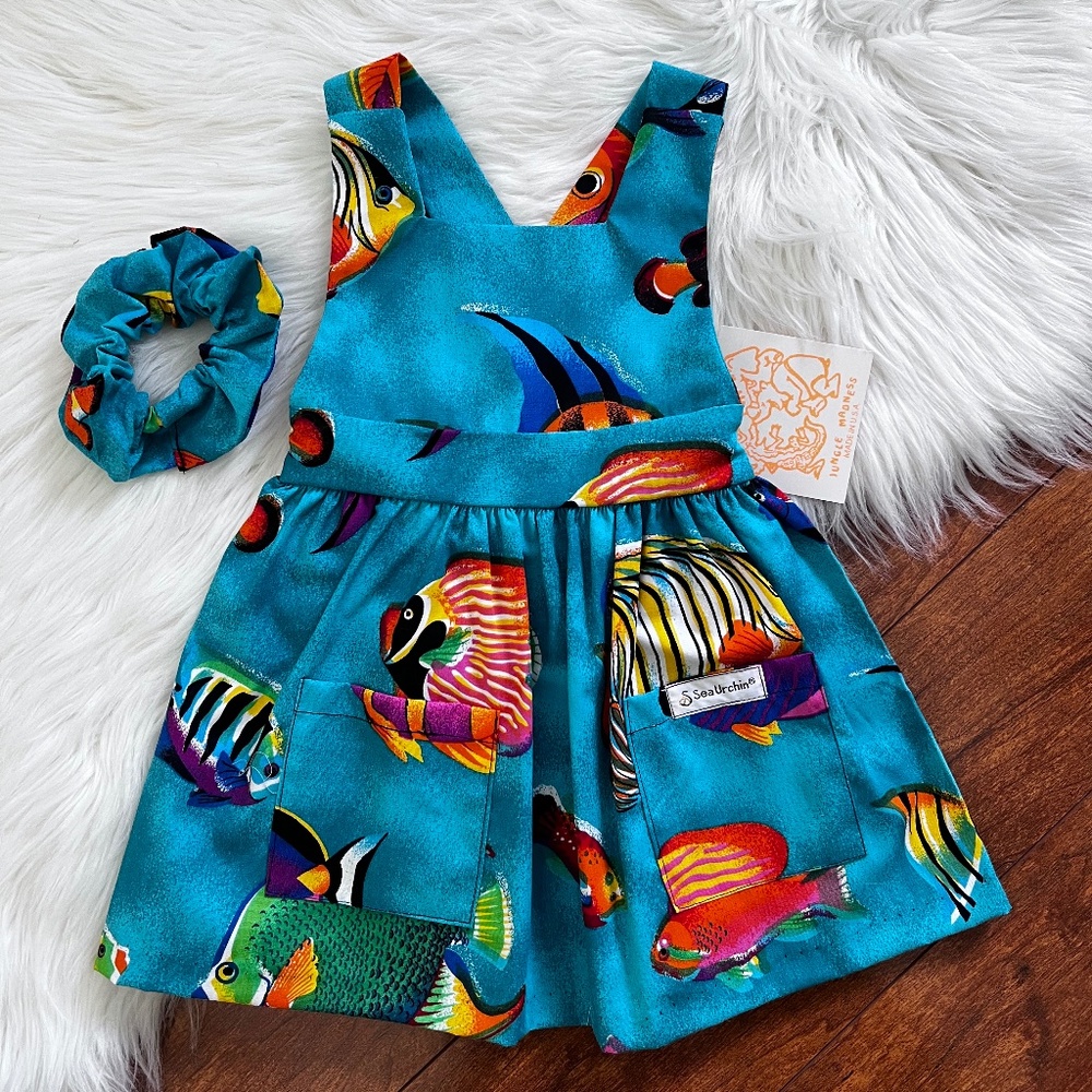 NWT Tropical Fish Toddler Sundress-Size 24 Months